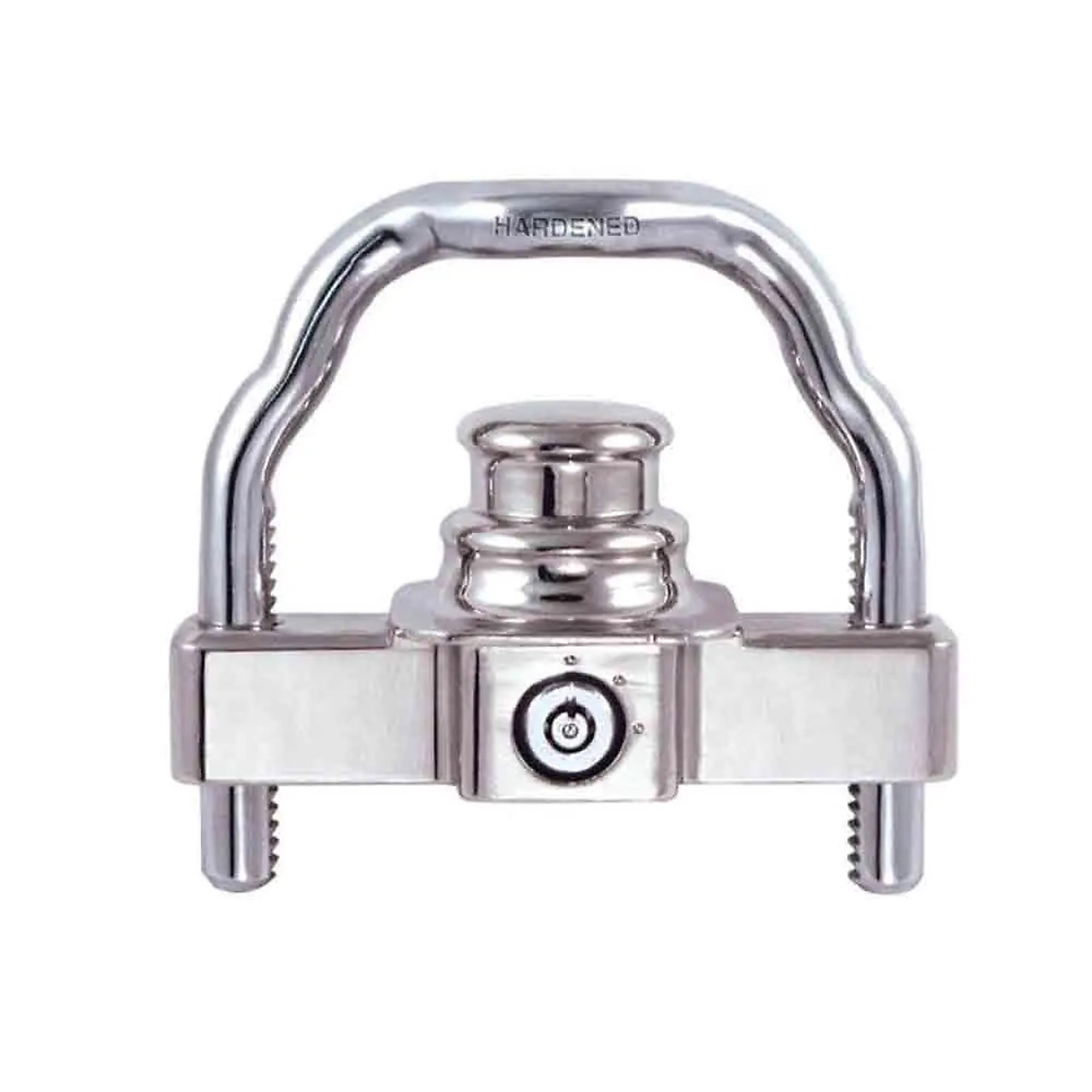 Progress Mfg. Fastway Universal Trailer Coupler Lock — Nickel, Fits 1-7/8in., 2in., 2-5/16in. Couplers, Pick Resistant, Model# 86-00-5015